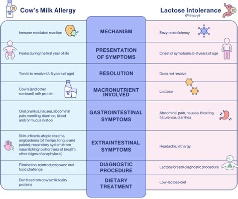 Dairy Intolerance Types