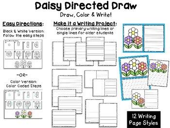 Daisy Directed Drawing