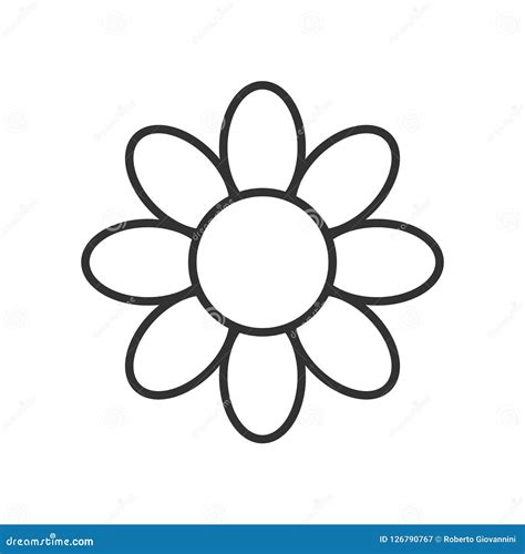 Daisy Flower Outline