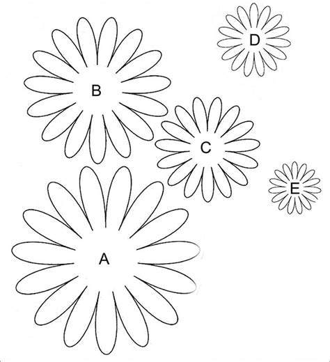 Daisy Flower Templates