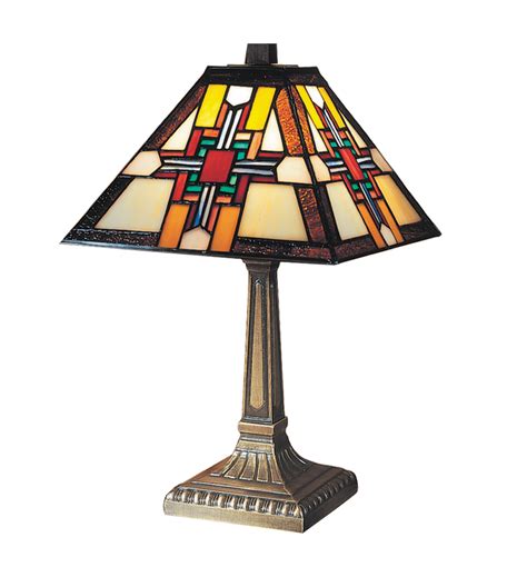 dale tiffany mission table lamp