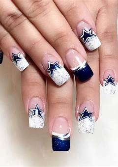 Dallas Cowboys Nail Stickers: Show Your Team Spirit In Style