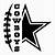dallas cowboys stencil star