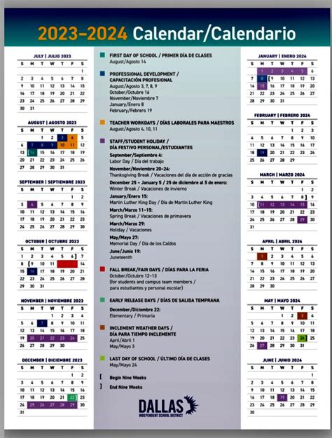 Dallas Isd Calendar 2024-25
