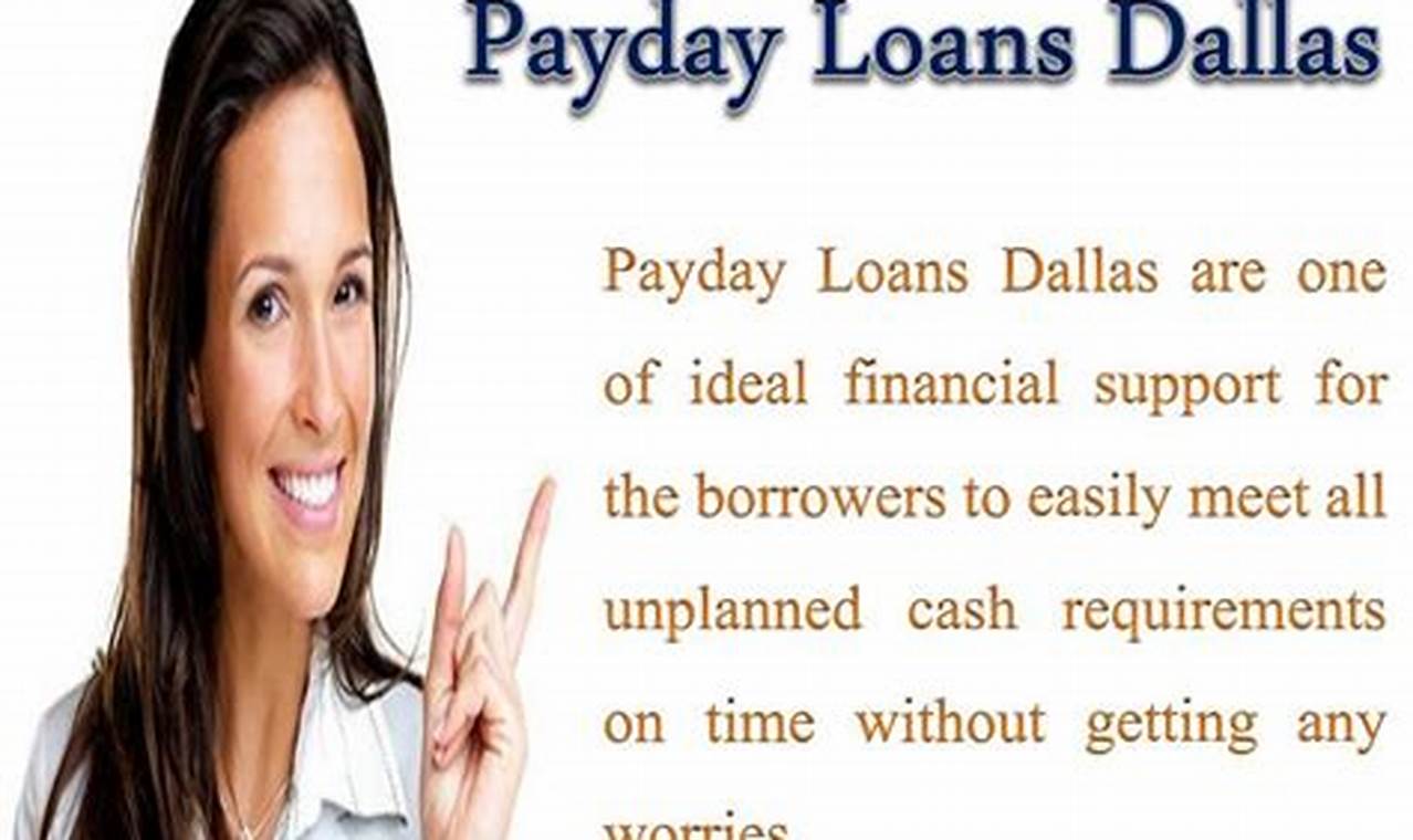 dallas pay day loans
