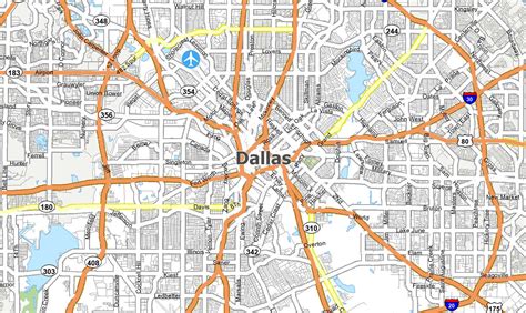 Dallas Usa Hotels Map