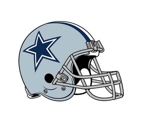 dallas cowboys football helmet clipart