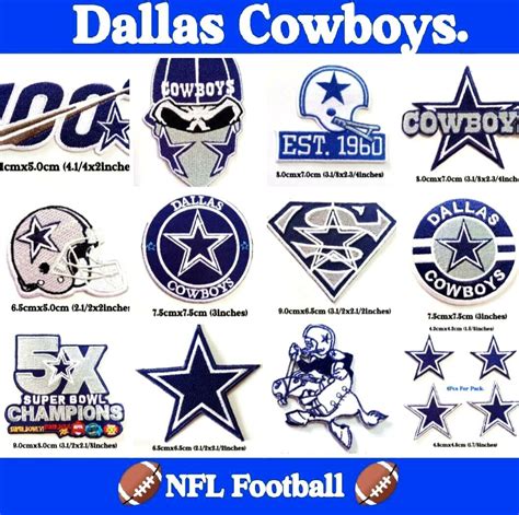 dallas cowboys sew on patches