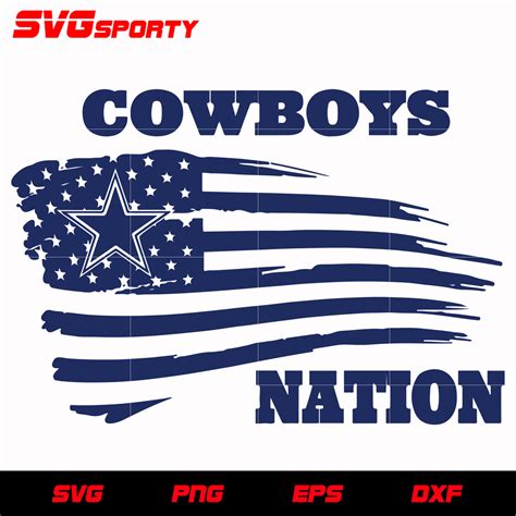 dallas cowboys svg flag