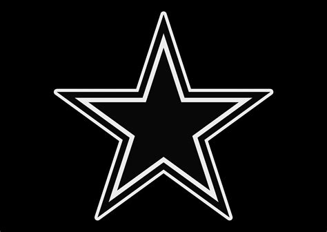 dallas cowboys vector star