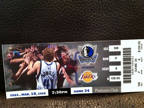 dallas mavs vs lakers tickets