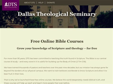 dallas theological seminary free course