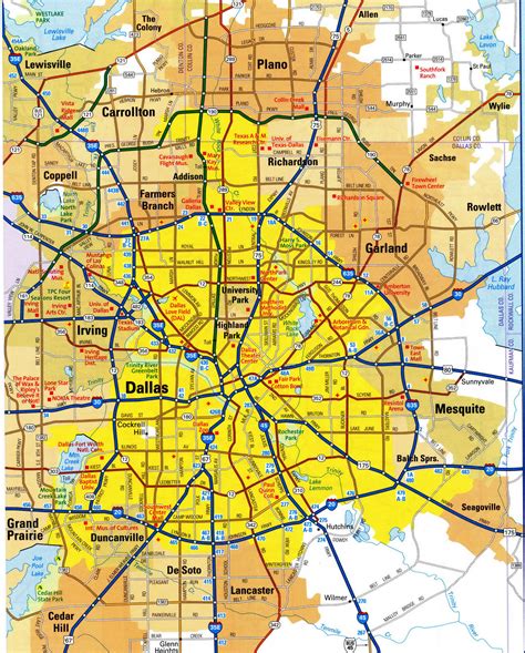 dallas traffic map