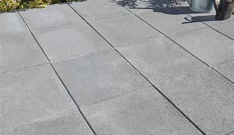 Dalle Terrasse Beton 50x50 En Boucharde Cm Ep 40 Mm Ep 40 Mm 4 s Au M Imitation Pave Ton Gris Garantie 2 Ans A Cert Pave Exterieur Gris