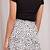 dalmatian print skirt