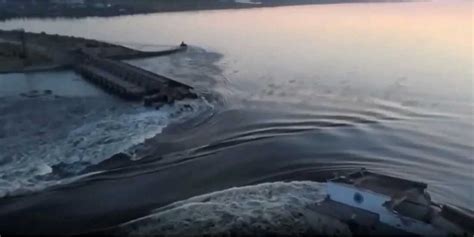 dam broke in ukraine