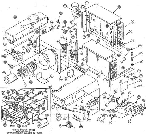 damaged air handler components