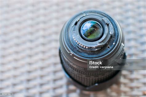 damaged camera lens