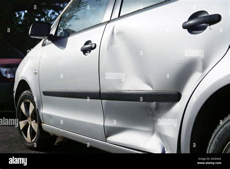 damaged car dent