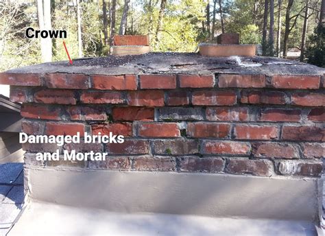 Damaged chimney cap Atlanta GA