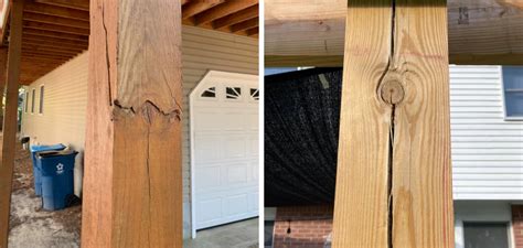 Damaged Deck Supports