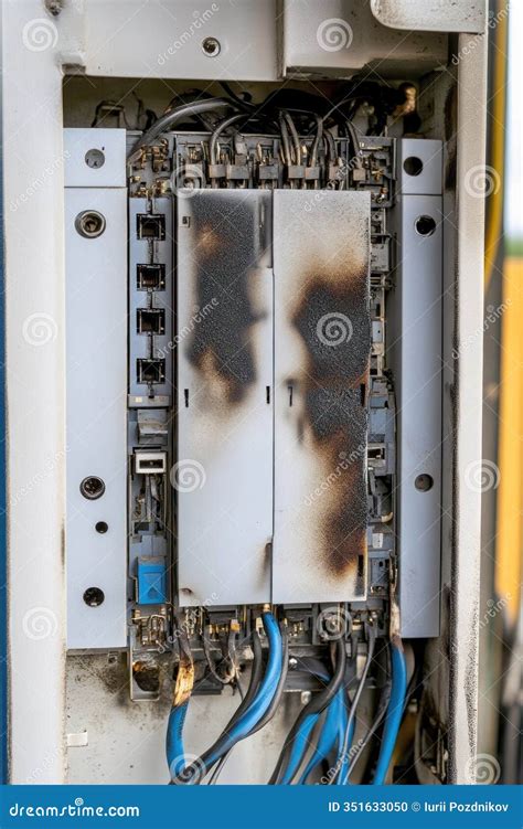 damaged electrical panel