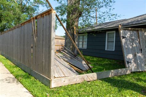 Damaged Fence in Houston