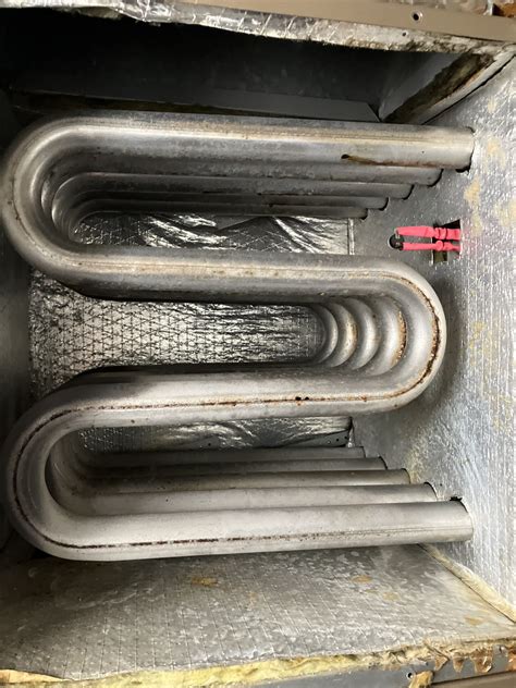 damaged furnace components