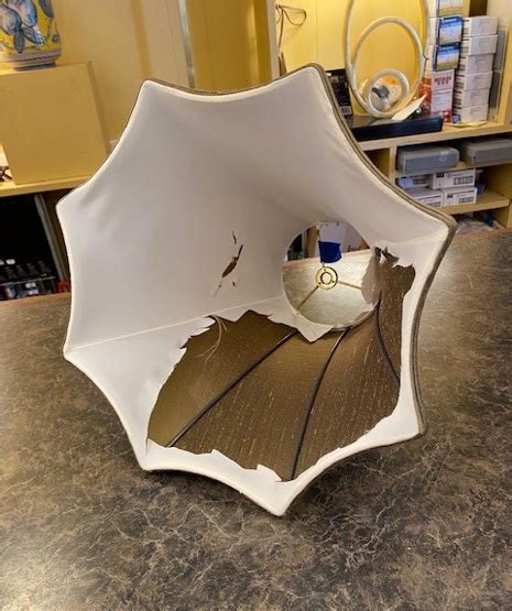 damaged lamp repair