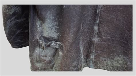 damaged leather items