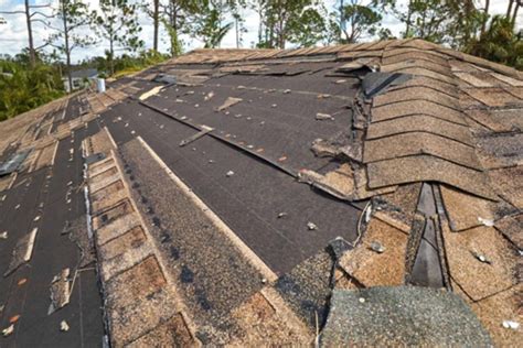 Damaged roof in Jacksonville FL