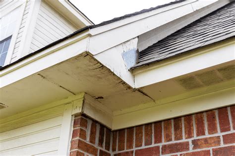 Damaged Soffit on a House
