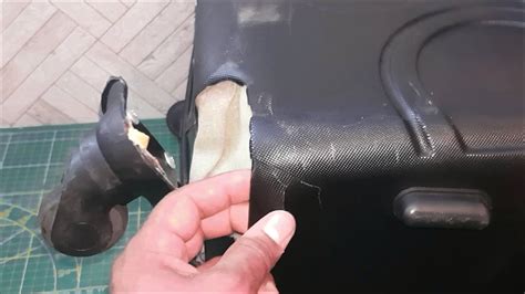 damaged suitcase repair
