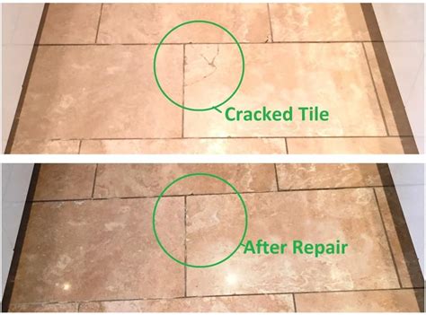 damaged tile repair