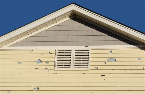 Damaged Vinyl Siding