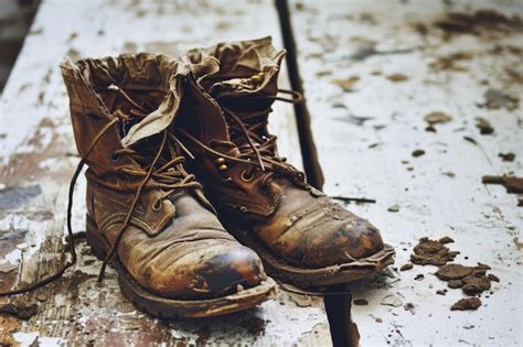 Damaged Work Boots El Paso