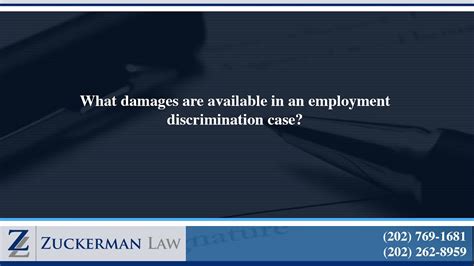 damages in employment discrimination cases