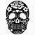 damask sugar skull stencil svg free