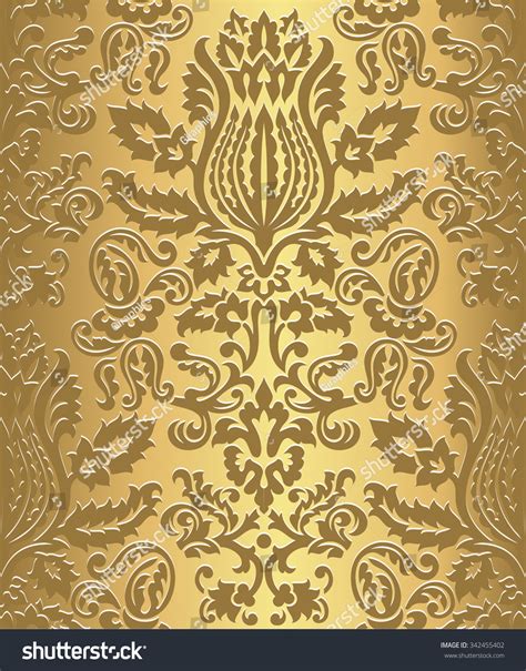Damask Gold Wallpaper