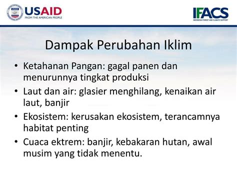 dampak perubahan iklim