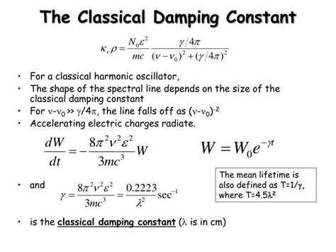 Damping Coefficient Definition In Physics