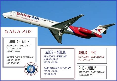 dana air flight schedule