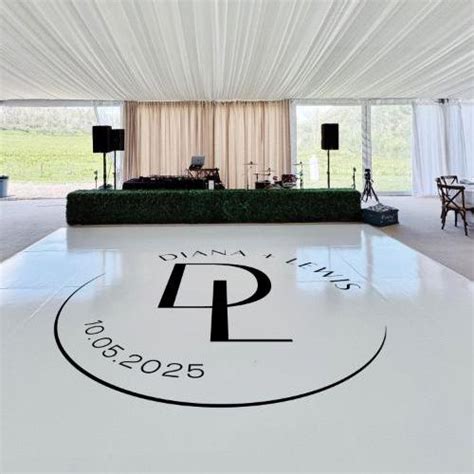 Dance Floor Monogram Cost