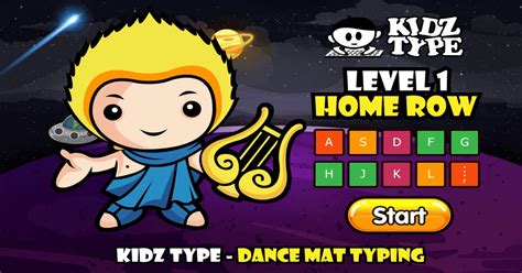 Dance Mat Typing Guide Level 1