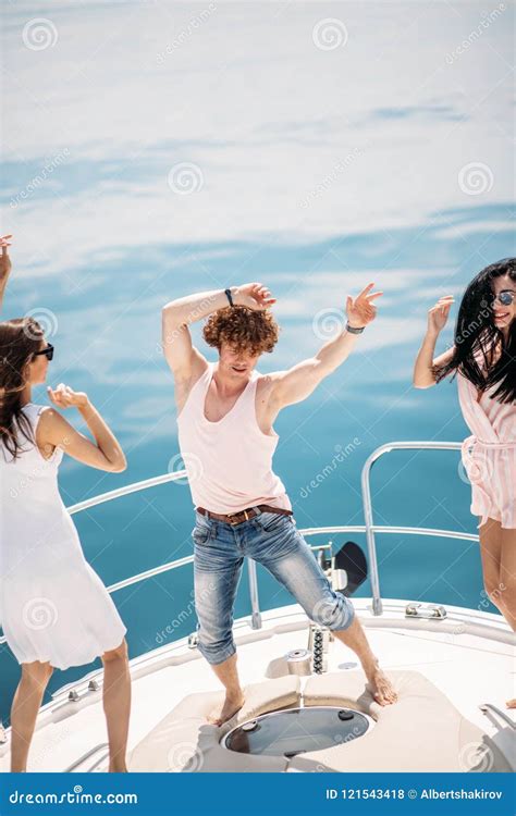 dancing on a boat