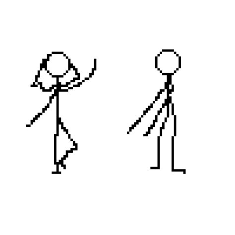 dancing stick figures gif