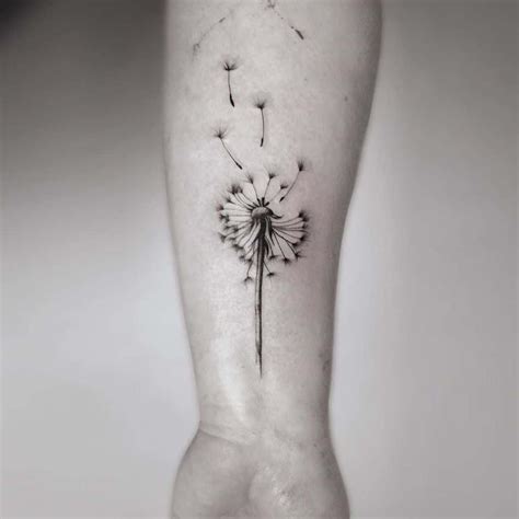Controversial Dandelion Flower Tattoo Designs 2023