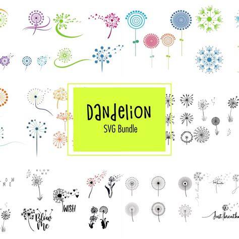Download dandelion-svg-bundle SVG