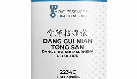 Dang Gui Nian Tong Tang- 當歸拈痛湯- Dong Quai & Anemarrhena Decoction-Bio