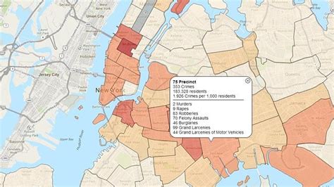 dangerous areas of nyc